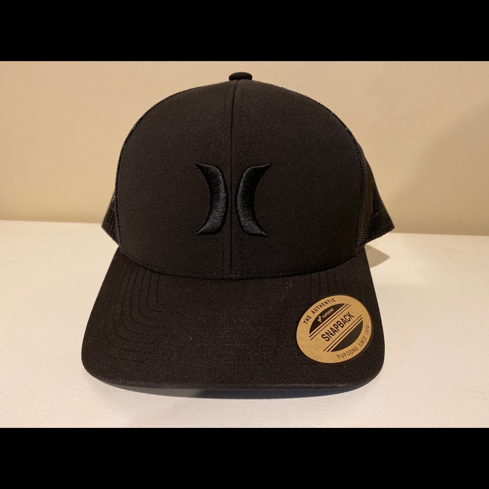 Hurley Black, Snap Back Hat